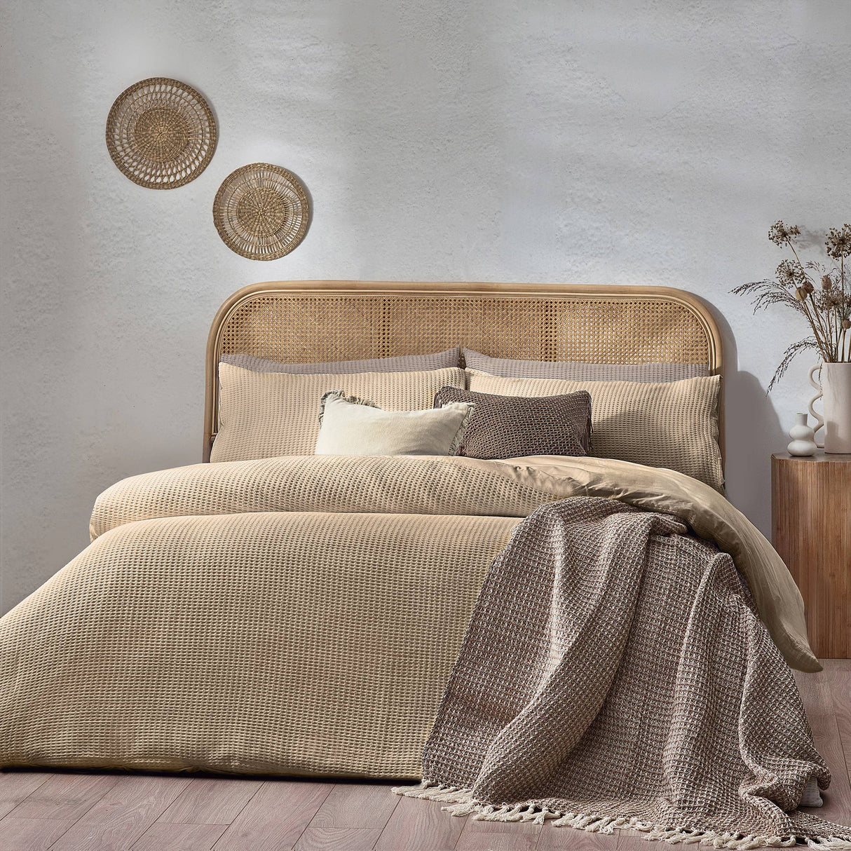 Duvet Cover Chunky Waffle – Linen