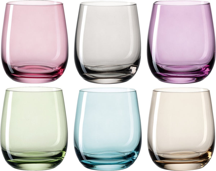 Leonardo sora drinkglas assorti 250 ml - set/6