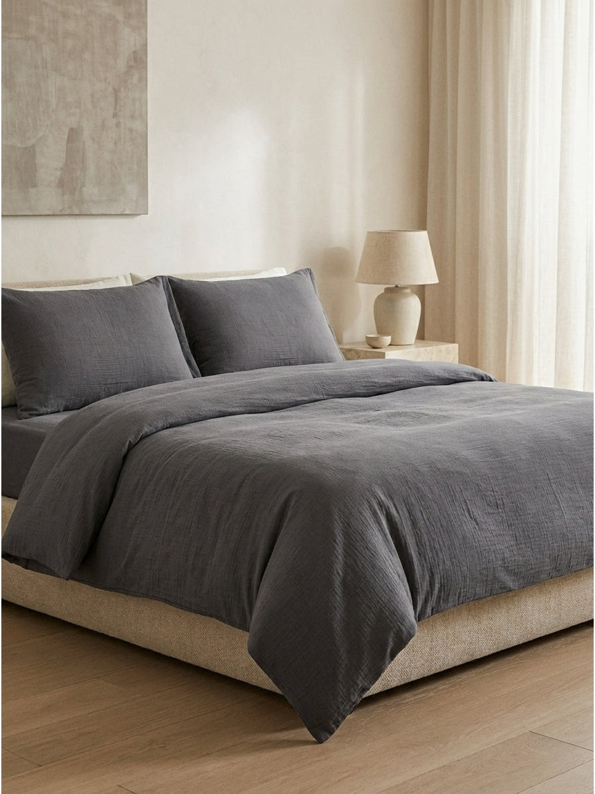 Muslin bedding set, 200x220 cm 3 pieces