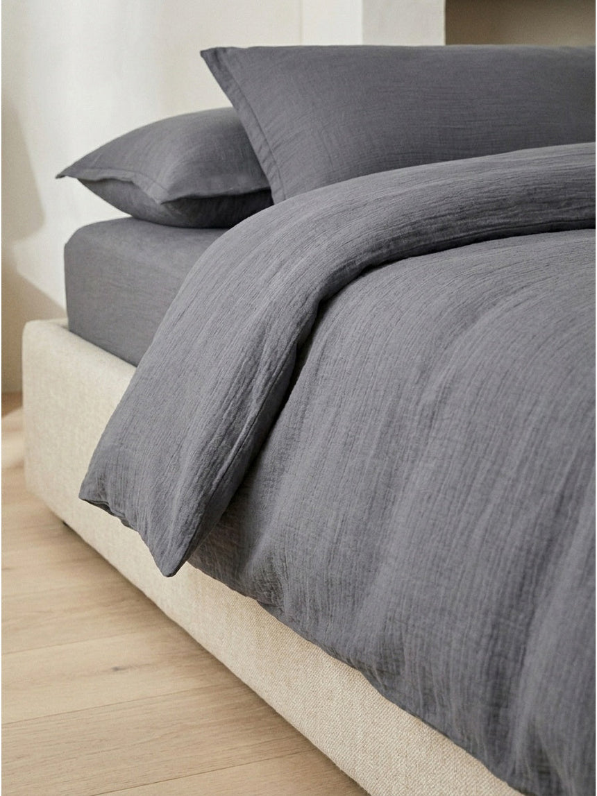 Muslin bedding set, 200x220 cm 3 pieces
