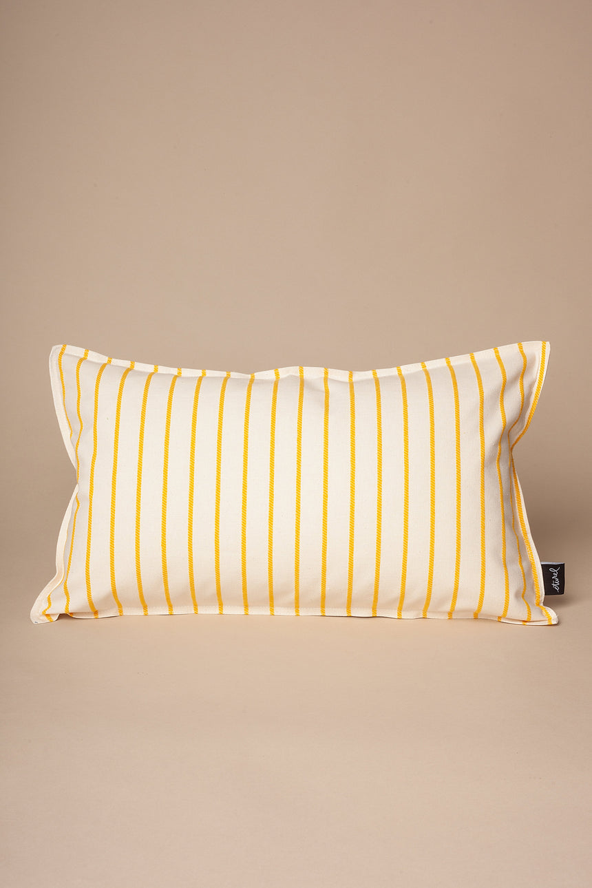 Cushion Cover Chain Pattern Yellow – 30 × 50 cm