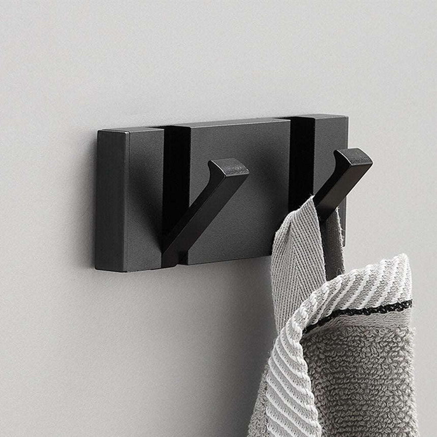 Wall Coat Rack Palermo, Black Metal