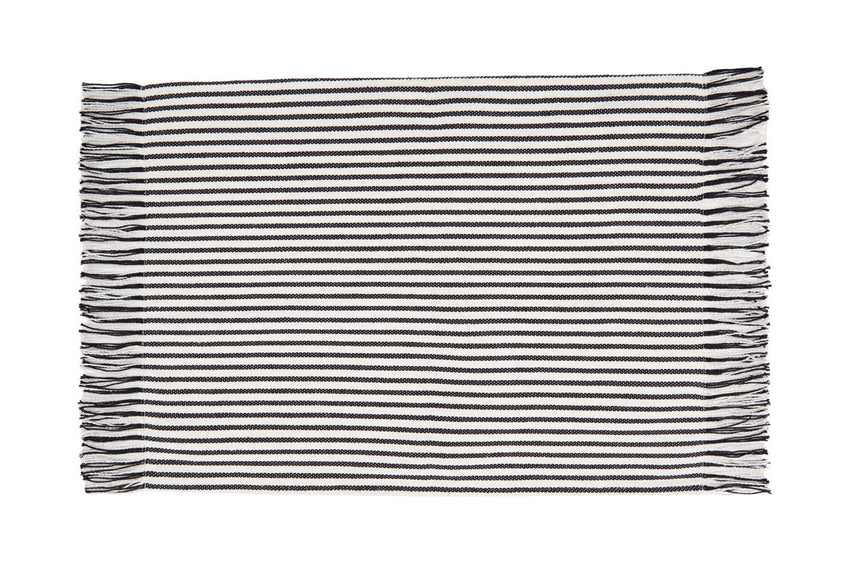 Placemat Loneta Black & White Stripe – Set of 2