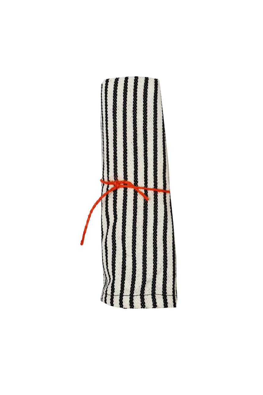 Napkin Loneta Black & White Stripe – Set of 2