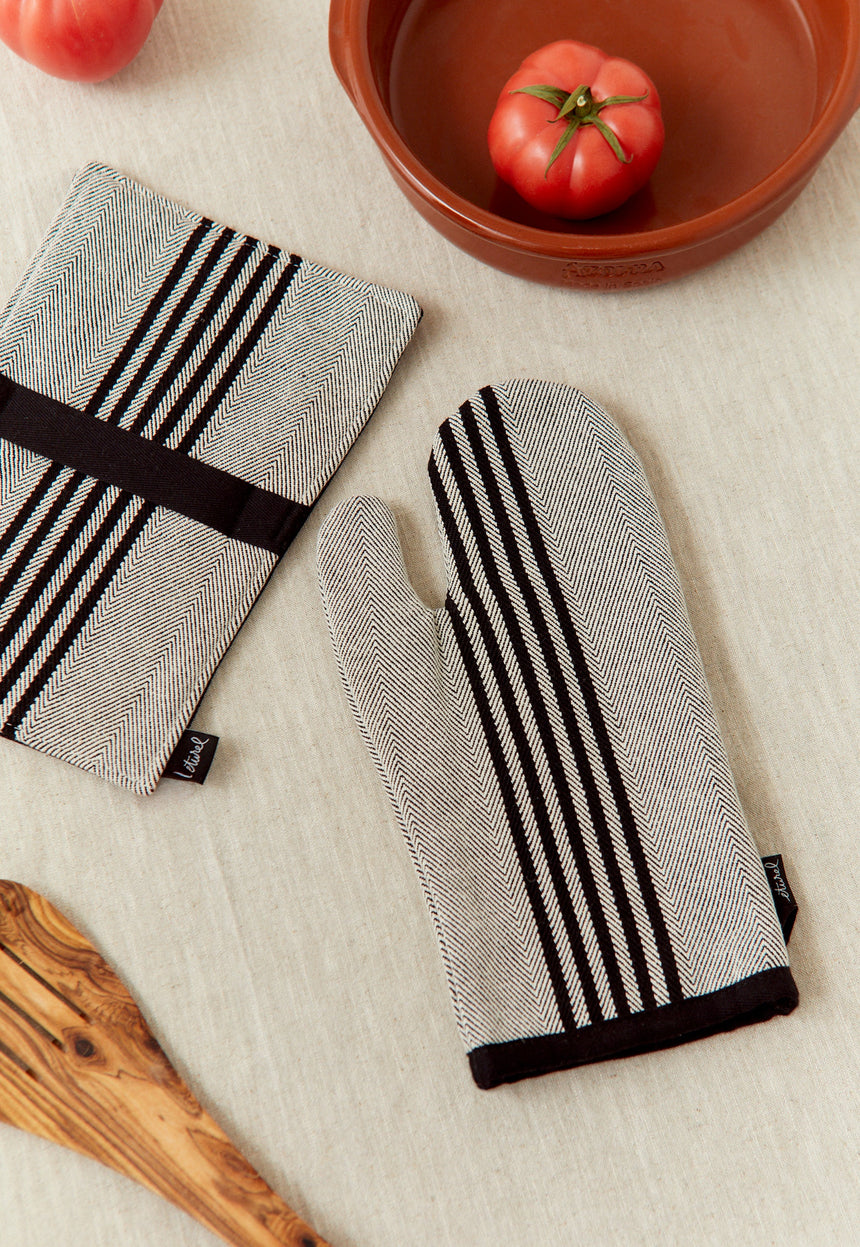 Oven Set Burgos Twill Black