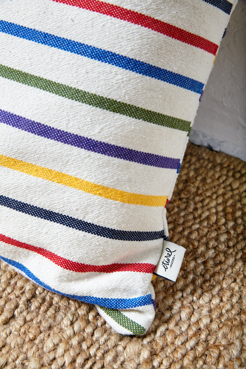 Cushion Cover Canarian Weave Mixed Colour, 50 x 50 cm