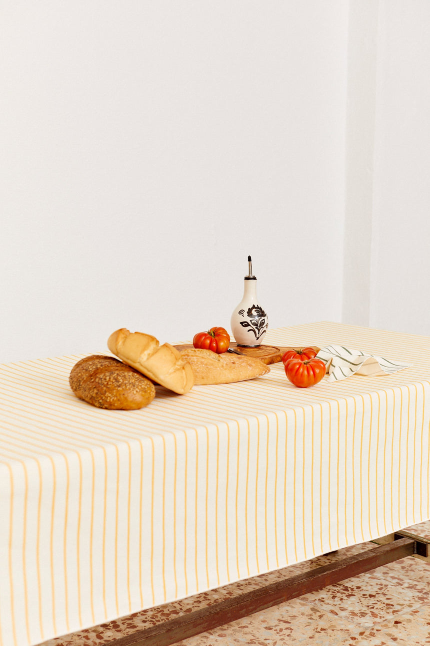 Tablecloth Chain Pattern Yellow
