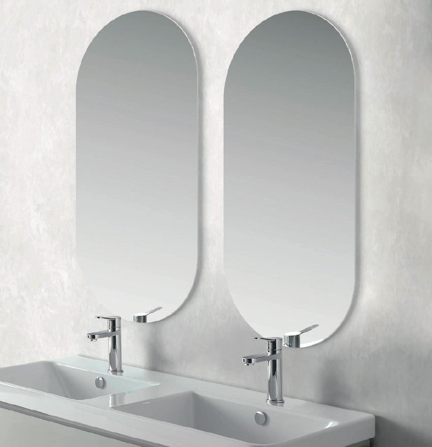 Oval Mirror Polished Edge