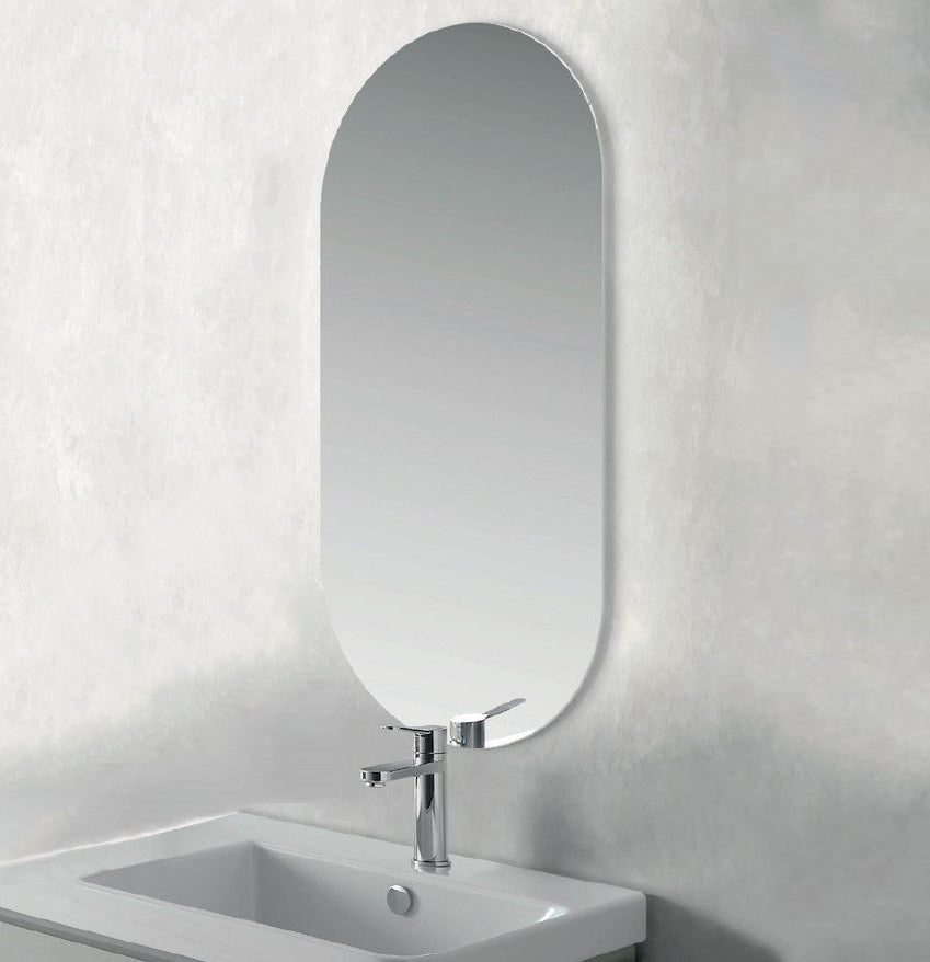 Oval Mirror Polished Edge