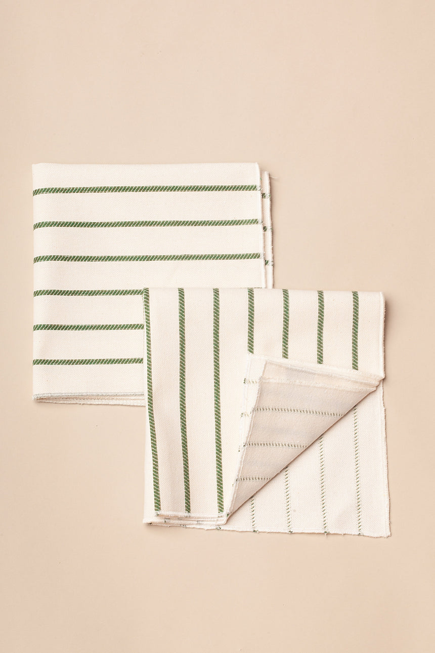 Napkins Chain Green, Set of 2