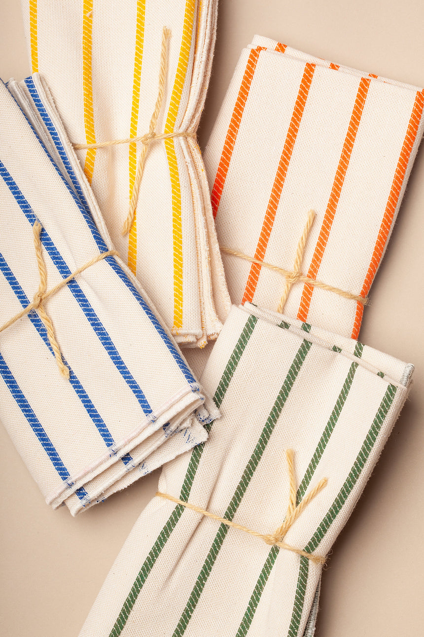 Napkins Chain Orange, Set of 2