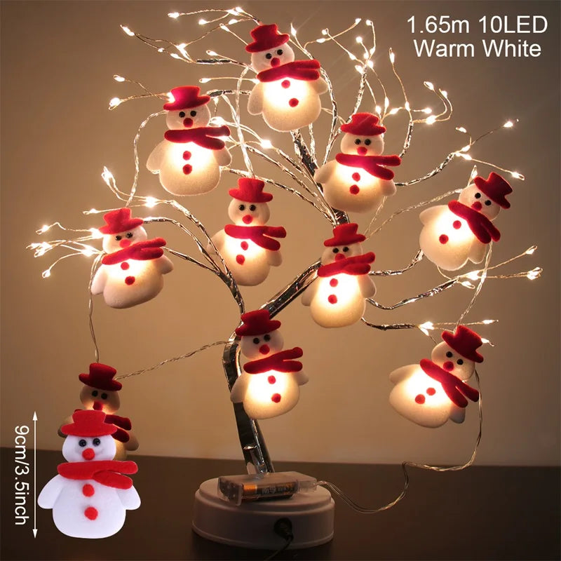 Snowman LED Garland String Light, 166 cm