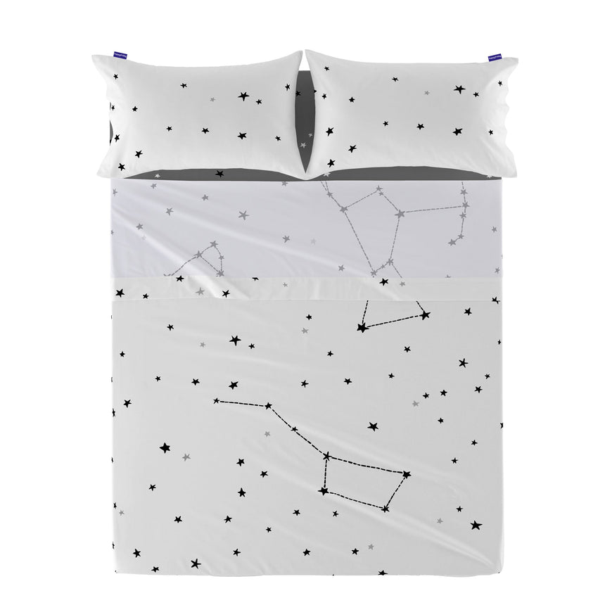 Constellation Cotton Flat Sheet, White