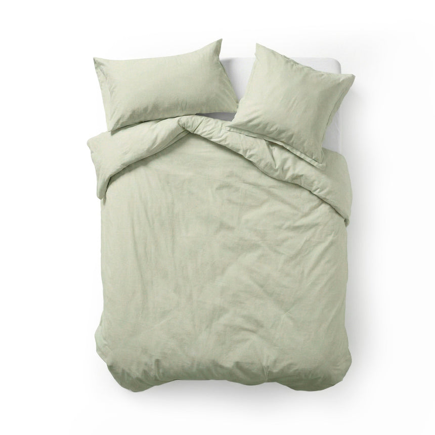 Basic Cotton Duvet Cover, Clay Beige