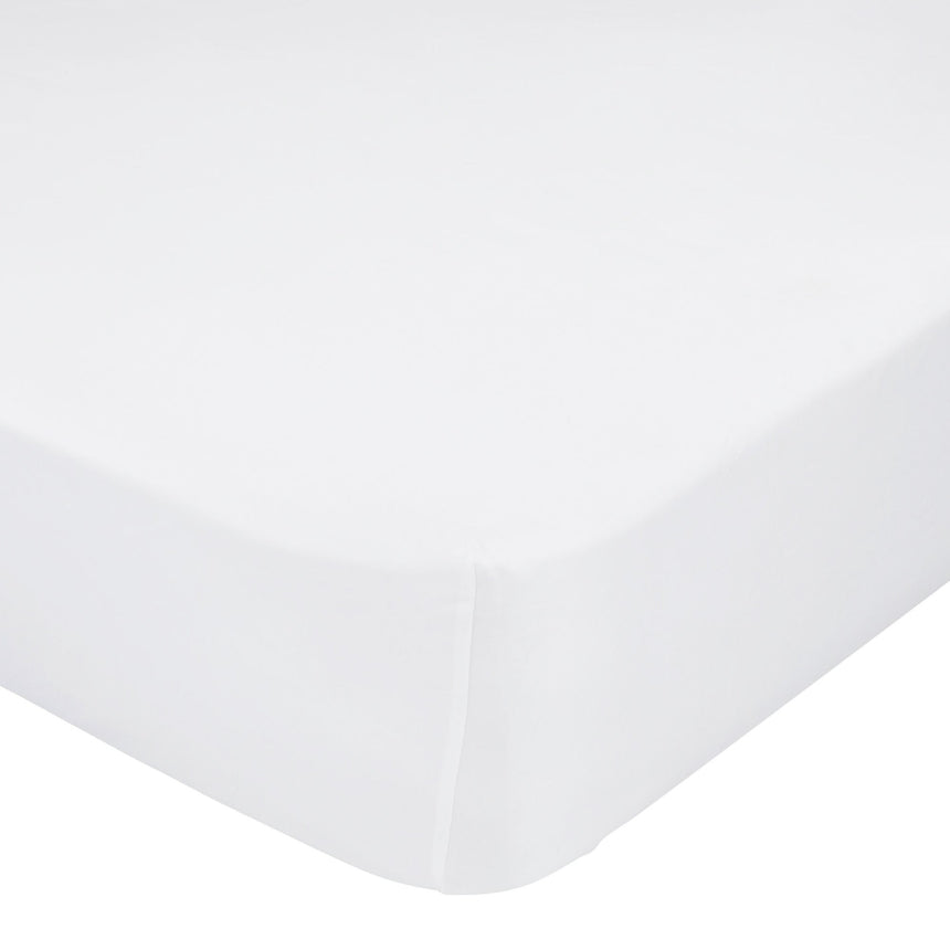 Fitted Sheet Basic White
