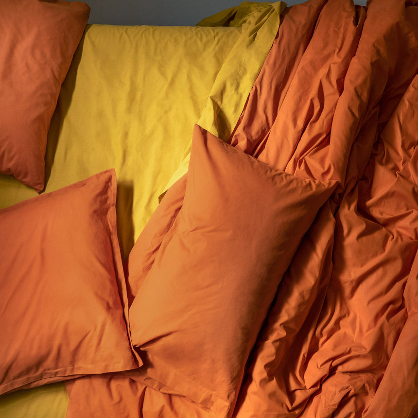 Basic Pillowcase, Terracotta