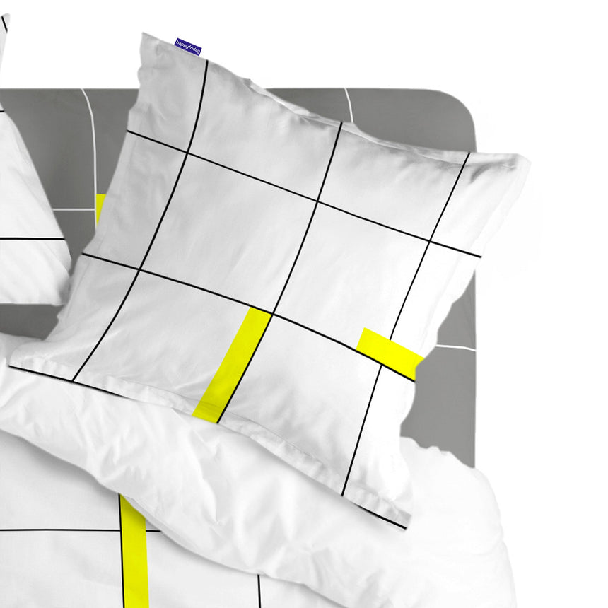 Firefly Cotton Pillowcase, Yellow