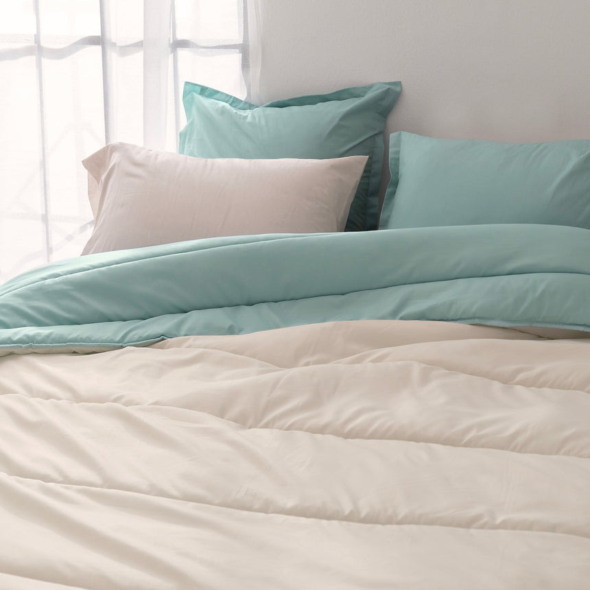 Basic Reversible Comforter, 300 g, Mint