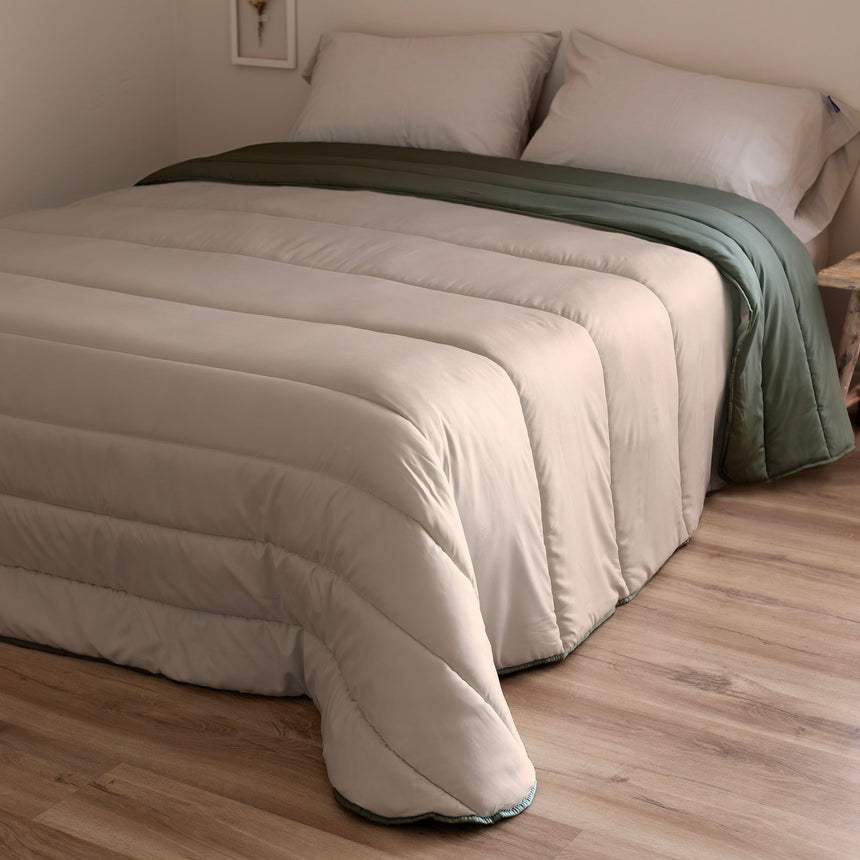 Basic Reversible Comforter, 300 g, Olive Green