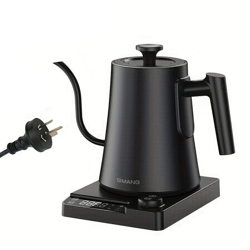 Black Gooseneck Electric Kettle, 1200W