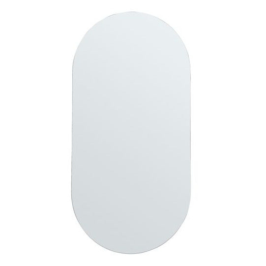 Oval Mirror Polished Edge