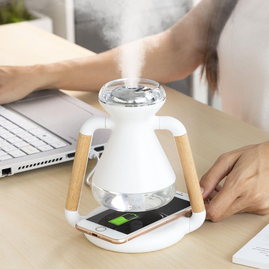 Aroma Diffuser & Wireless Charger 3-in-1