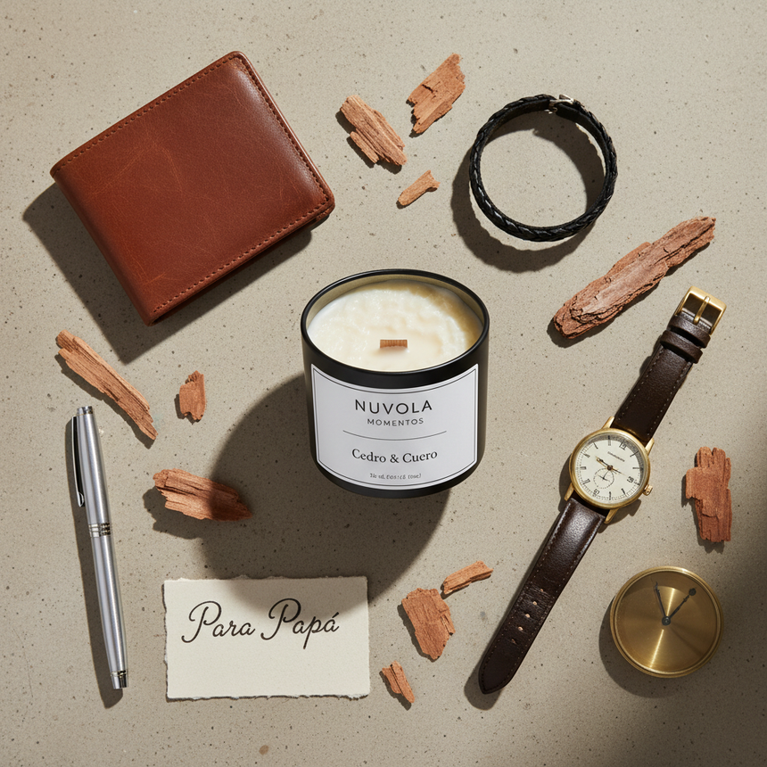 Candle Cedar & Leather / Black Coffee – Black Tin