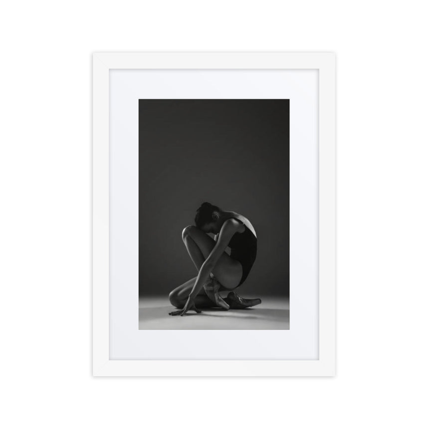 Poised Serenity | Dance-Art Framed Poster #15 (21.5" H x 17.5" W)