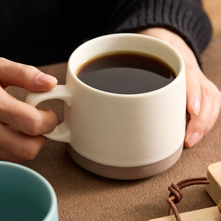 Aurora Dual-Tone Ceramic Mug, 380 ml