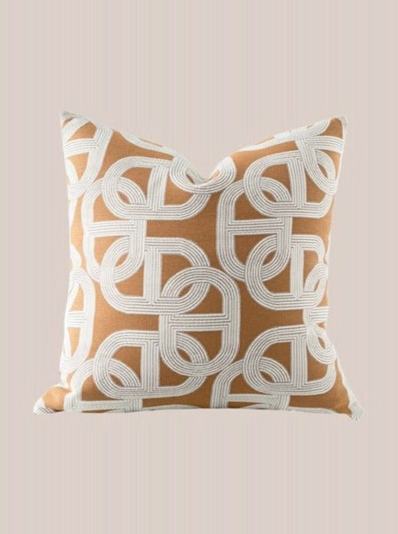 Safari Decorative Terracotta Throw Pillowcase, Earthy Tone Modern Fall Decors