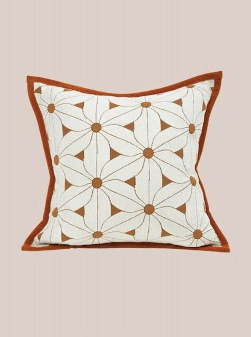 Safari Decorative Terracotta Throw Pillowcase, Earthy Tone Modern Fall Decors