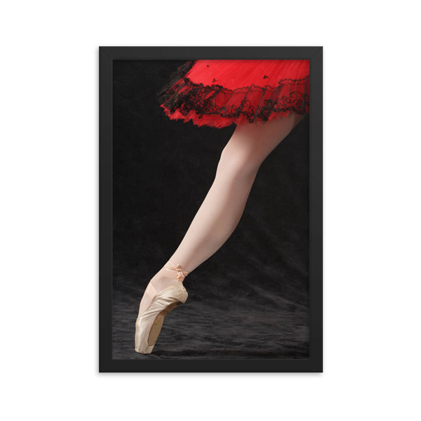 Scarlet Pointe | Dance-Art Framed Poster #8 (19.5" H x 13.5" W)