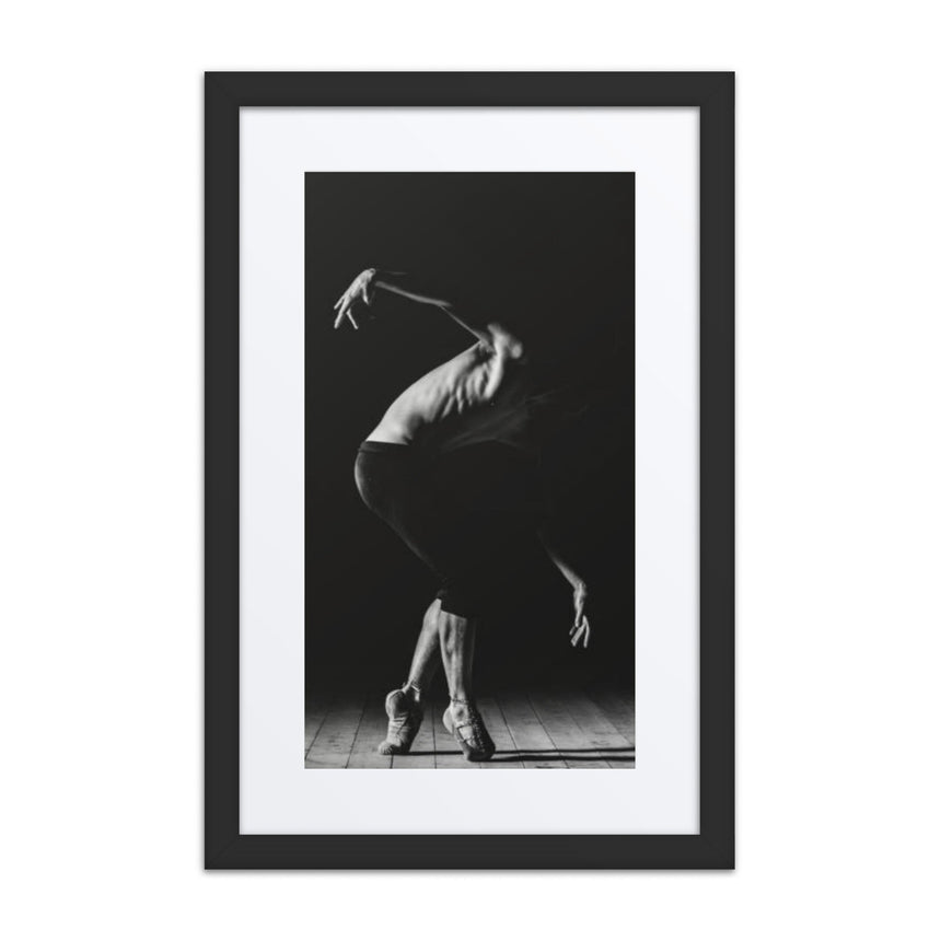 Shadows in Motion | Dance-Art Framed Poster #68 (23.5" H x 17.5" W)
