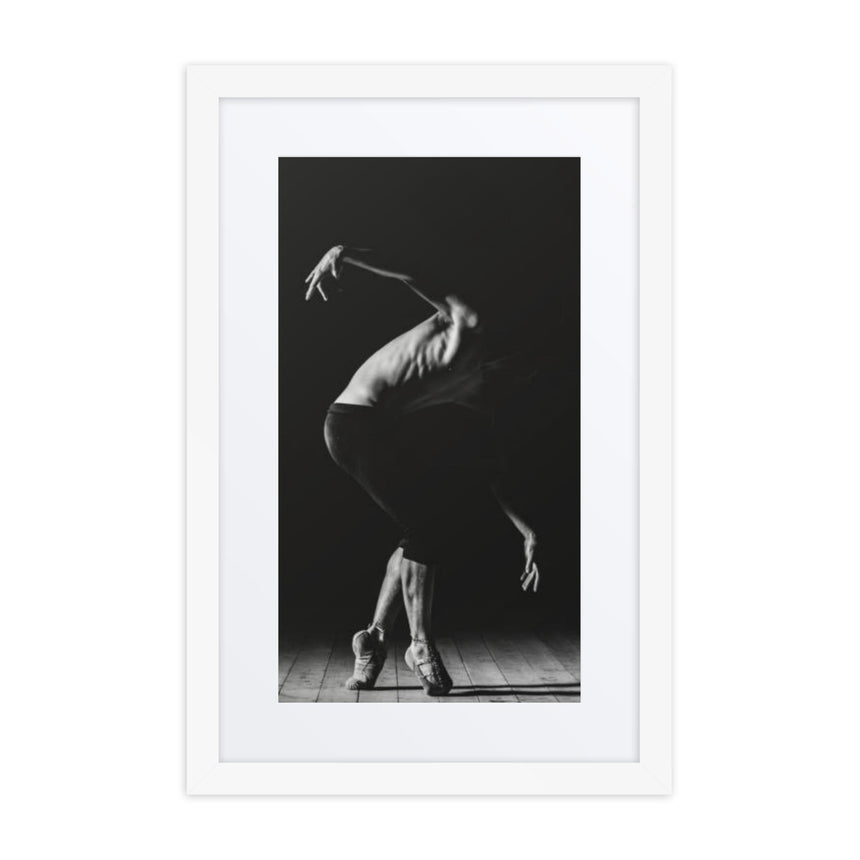 Shadows in Motion | Dance-Art Framed Poster #68 (23.5" H x 17.5" W)