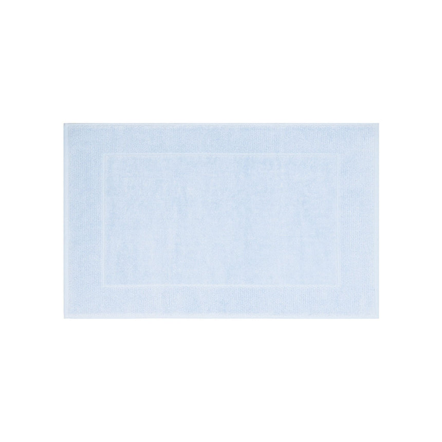 Light blue bath mat