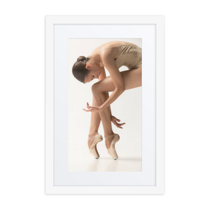 Whisper of Grace | Dance-Art Framed Poster #73 (23.5" H x 17.5" W)