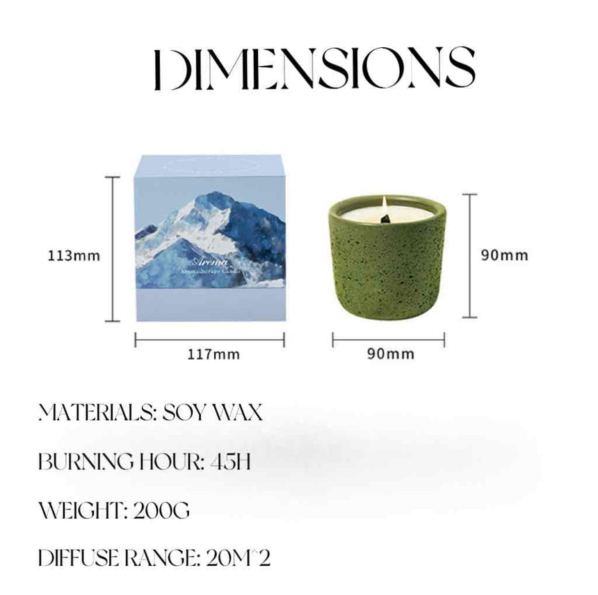 Wood Wick Soy Wax Candle, Iceland Tundra