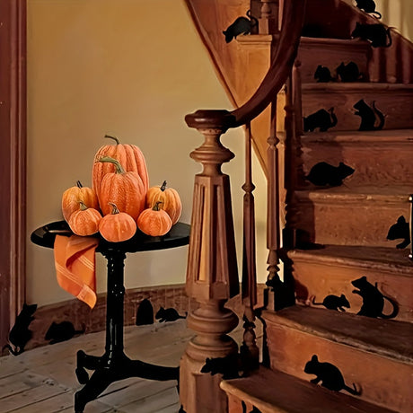 Decorative Pumpkin Set, 7 Pieces