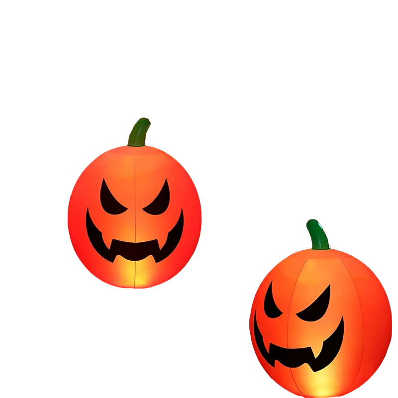 Light-Up Inflatable Pumpkin with Remote, 58.5 cm