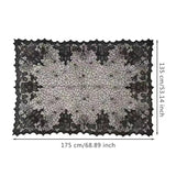 Halloween Lace Tablecloth, 135 x 175 cm