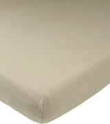 Meyco baby uni fitted sheet crib - taupe - 60x120cm