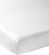 Meyco baby fitted sheet jersey white 80x160cm - 1-pack
