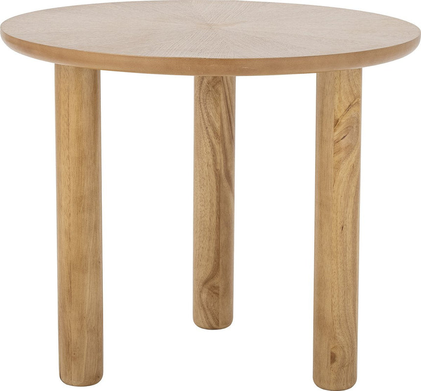 Beige rubber wood coffee table