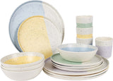 Bo-Camp - pastel - servies - annecy - 16 stuks