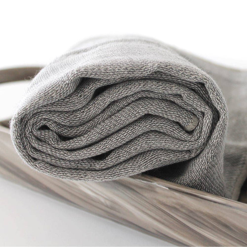 Bath Towel Binchotan Linen – Natural Linen – 32 × 85 cm