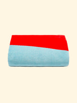 Beach Towel Berry Organic Cotton Pocket