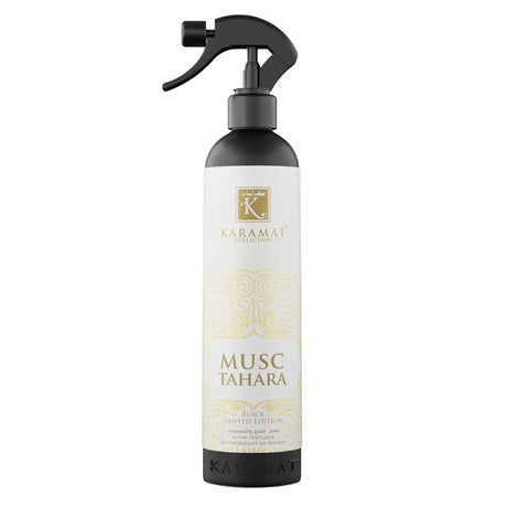 Musc Tahara room and linen spray bottle