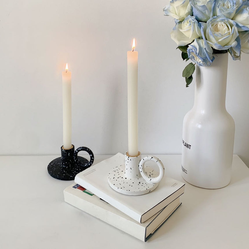 2 - Pack Trendy Splash - ink Candle Holders Set ( $24.9 / Each )