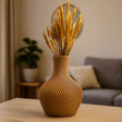 Freia vase in plant-based composite, 25 cm tall