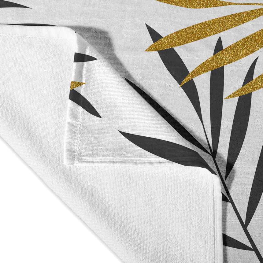 Foliage Cotton Beach Towel, 70 x 150 cm